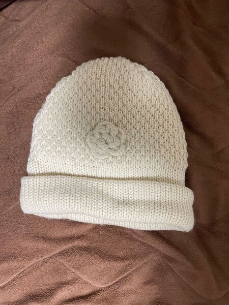 ニットキャップ ビーニー ニット帽 帽子 キャップ ニット 白 knit 幼児 子供用 しまむら