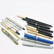 s145【1円スタート】 万年筆 まとめ 文房具 事務用品 PARKER PLATINUM 現状品 _画像1