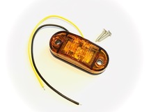 ウィンカー ランプ マーカーランプ 12V 24V LED キャンピングカー トラック トレーラー 2個セット！オレンジ_画像2