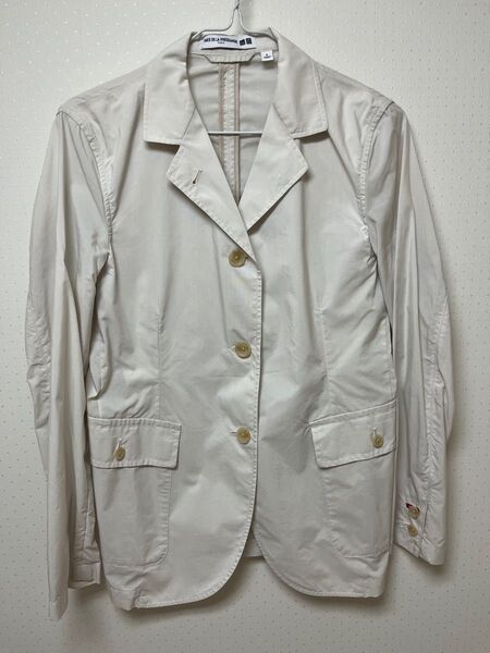 未使用品 UNIQLO 薄手ジャケット オフホワイト〜薄いベージュぎみ?