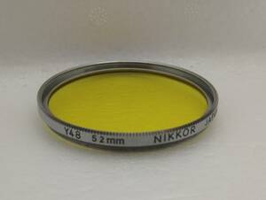 NIKKOR FILTER Y48 52mm　ニッコール　フィルター　ニコン