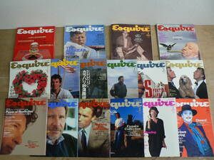 雑誌 Esquire エスクァイア 日本版 不揃い251冊まとめて / 全260冊の内9冊欠 創刊号1987年Spring号 - 最終号2009年7月号