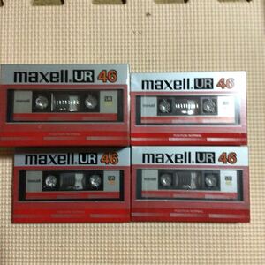 maxell UR 46 3パック＋3 ノーマルポジション　カセットテープ6本セット【未開封新品】■■