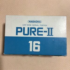 NAGAOKA【ナガオカ】PURE-Ⅱ 16 【外箱付き10本セット】ノーマルポジション　カセットテープ【未開封新品】★