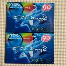 TDK CDing2 90 ハイポジション　カセットテープ2本セット【未開封新品】■■_画像1