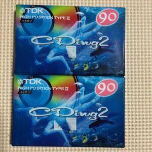 TDK CDing2 90 ハイポジション　カセットテープ2本セット【未開封新品】■■