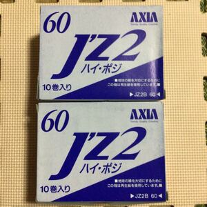 AXIA J'z2 60 JZ2B 60【二箱10本入りx2】ハイポジション　カセットテープ【未開封新品】■■