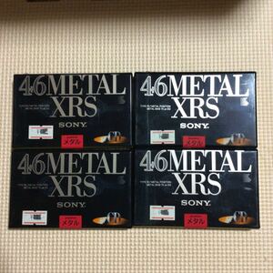 SONY XRS METAL 46 メタルポジション　カセットテープ4本セット【未開封新品】■■