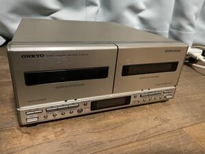 展示品★ONKYO★オンキョー★カセットデッキ★K-W511M★通電確認済み★プレーヤー 