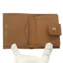 1円スタート CELINE セリーヌ 財布 まとめ2点セット マカダム柄 がま口 小銭入れ コインケース ２つ折り財布 札入れ ブラウン_画像4