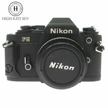 1円スタート Nikon ニコン 一眼レフカメラ レンズ セット 50mm 1:1.8 NIKKOR ニッコールレンズ ブラック ボディ 黒 撮影機材 動作未確認_画像1