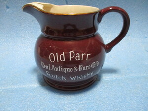 1970～80年代　Old Parr スコッチウイスキー　水差し 陶器　イギリス製　BAR