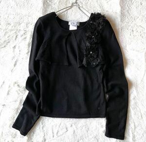 ジバンシー　GIVENCHY 花モチーフウールニットセーター