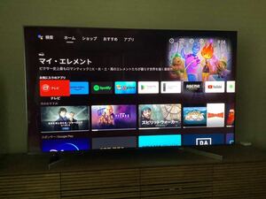 【中古・美品】★ SONY ソニー 65型 液晶テレビ ブラビア 4K対応 2019年製 KJ-65X9000F ★