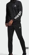 □新品【メンズXL(O)】 黒 adidas アディダス 上下セット ジャージ パンツ セットアップ ロゴ オールシーズン　ウエア_画像2