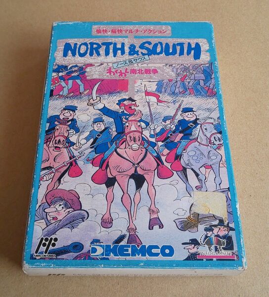 箱説あり ノース&サウス NORTH&SOUTH わくわく南北戦争 ファミコン レトロゲーム ケムコ