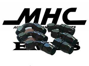 ホースエンド　AN１０　１２０度　スイベルタイプ　ブラックシリーズ　オイルクーラー等に　MHC製