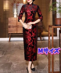  платье в китайском стиле коричневый ina одежда M размер сорочка новый товар костюмы 