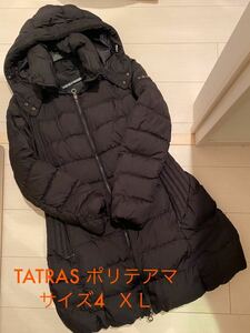 TATRAS ダウンコート　ポリテアマ　黒　サイズ4 XL タトラス　