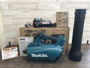 009▼未使用品・即決価格▼マキタ makita 充電式ブロワ 18V MUB184DRGX バッテリー2個+充電器