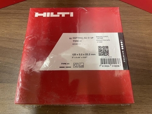 009▼未使用品・即決価格▼HILTI ヒルティ カッティングディスク 切断砥石 10枚 AC-D SP TYPE41 #2145131 125×2.2×22.2mm