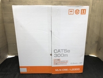 016■未使用品■放送通信機器 LANケーブル CAT5e 300m MLN-C5E/LG300 0.5mm 4P ライトグレー_画像3