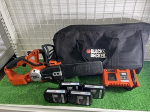 011◎おすすめ商品◎ブラック&デッカー/BLACK＆DECKER 充電式チェーンソー/リチウムチェーンソー GKC1820L2