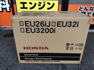 011◎未使用品・即決価格◎HONDA/ホンダ 正弦波インバーター発電機 EU26iJ