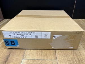 019■未使用品■日本製線 LANケーブル NSGDT6-PC-B SB Cat6 200m