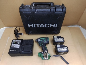 010■おすすめ商品■日立工機 HITACHI コードレスインパクトドライバ WH14DDL2 バッテリ×2 充電器