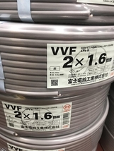 006□未使用品・草加店引取限定商品□富士電線 VVFケーブル 2×1.6 10巻_画像5