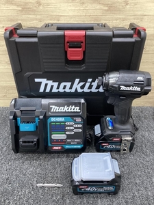 013♪未使用品♪マキタ makita 充電式インパクトドライバ 40V TD002GRDX 黒色