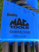 001♪おすすめ商品♪MACTOOLS マックツール ヘックスレンチセット SHKML9SB_画像2