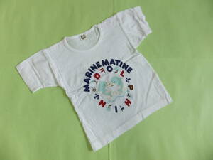 ◎☆Baby Wear 半袖Ｔシャツ プリントＴシャツ Tシャツ キッズ 90サイズ 白色 綿100％ コットンＴシャツ 子ども