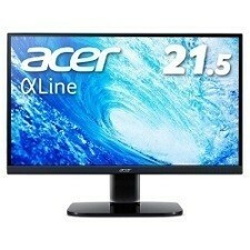 Acer21.5インチワイド液晶ディスプレイ(21.5型/1920×1080/HDMI、ミニD-Sub/ブラック/スピーカー搭載/VA/非光沢/フル