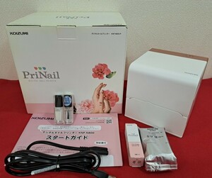 ☆°＊【通電確認済】KOIZUMI コイズミ PriNail デジタルネイルプリンター プリネイル KNP-N800/P＊°☆【USED品】