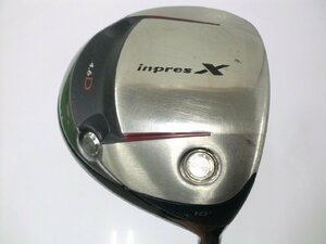 ヤマハ inpresX 4.6D ドライバー 10° DX-408D TYPE-Ⅱ SR HCなし