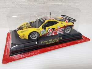 送料300円〜★未開封★ アシェット 公式フェラーリF1コレクション Ferrari 458 Italia GT2 24h Le Mans 2011 1/43スケール ミニカー