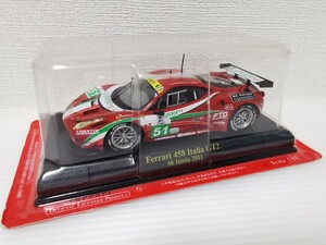 送料300円〜★未開封★ アシェット 公式フェラーリF1コレクション Ferrari 458 Italia GT2 6h Imola 2011 1/43スケール ミニカー