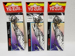 送料140円〜★未開封品★ YO-ZURI タチ魚仕掛けメッキD付 Lサイズ 3個セット 太刀魚 タチウオ テンヤ ヨーヅリ