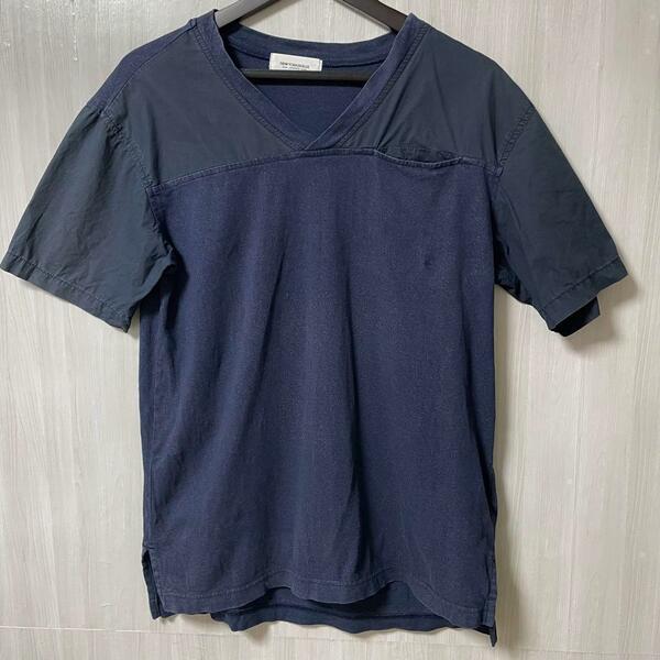 ◆New Yorker Blue◆コットン上質カットソー　半袖TシャツSネイビー
