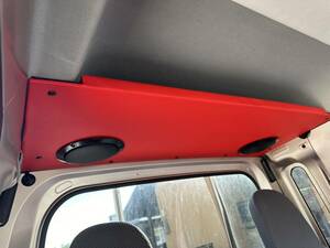  Daihatsu Hijet jumbo S500P S510P speaker TS-F1740Ⅱ 17cm 2014 year 9 month ~ current model rear shelf ceiling rear shelf leather color : red 