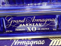 豊JF089/8J●JANNEAU XO Grand Armagnac 0.7公升 40% ジャノー グランド アルマニャック イーグル 陶器 ブランデー 箱付き 古酒未開栓●_画像5