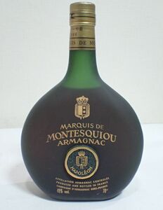 豊JF142/8J◆MARQUIS DE MONTESQUIOU マルキ・ド・モンテスキュー アルマニャック ナポレオン 40％ 700ml 古酒未開栓◆