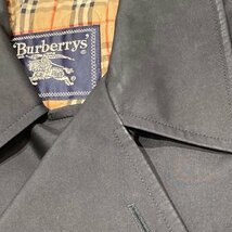 BURBERRY バーバリー トレンチコート ノバチェック裏地 キルティング ネイビー系_画像3