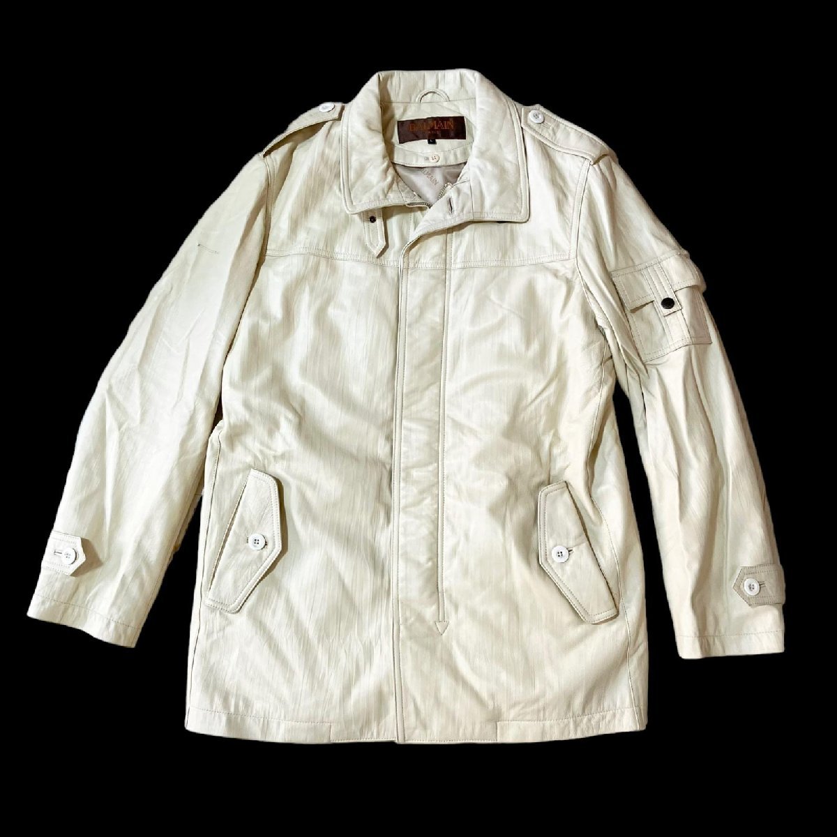2023年最新】Yahoo!オークション -バルマン レザー ジャケットの中古品