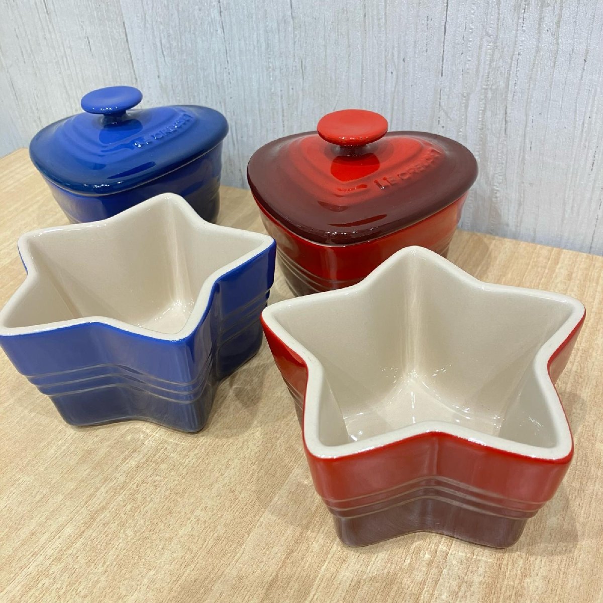 2023年最新】Yahoo!オークション -ルクルーゼ ハート ココットの中古品