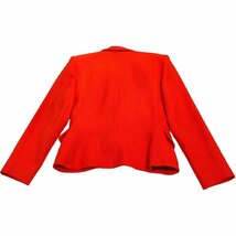 YVES SAINT LAURENT イヴ サンローラン セットアップ ジャケット スカート 赤 レッド系 S レディース_画像3