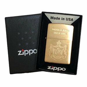 1円 ZIPPO ジッポー KINGDOM OF HAWAII COAT OF ARMS ゴールドカラー