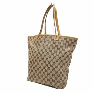 GUCCI グッチ 002 1098 2404 GGキャンバス×レザー トートバッグ ショルダーバッグ